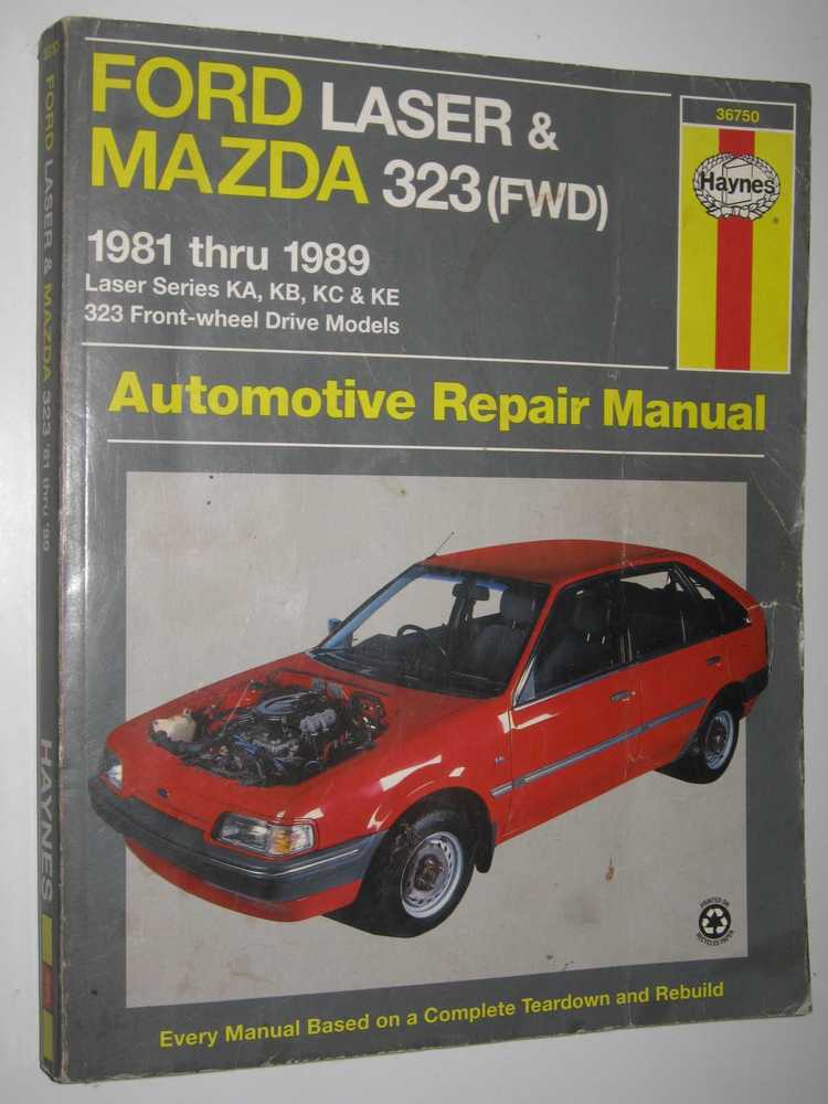 Ford Laser Mazda 323 FWD 1981 1989 Haynes Service Repair Manual - sagin